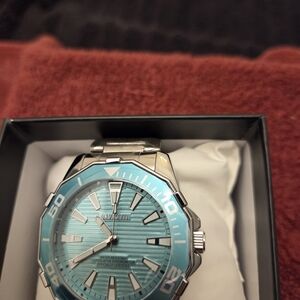 Invicta Men's Turquoise Dial Stainless Steel Watch